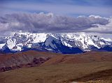 Tibet Kailash 03 Nyalam to Peiku Tso 02 Tong La Shishapangma From the Tong La (5124m), Shishapangma's summit remained in the clouds.